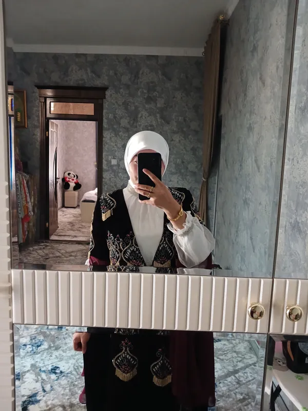 Платье-абайя для свадебных мероприятий 4 Платье-абайя для свадебных мероприятий 4
