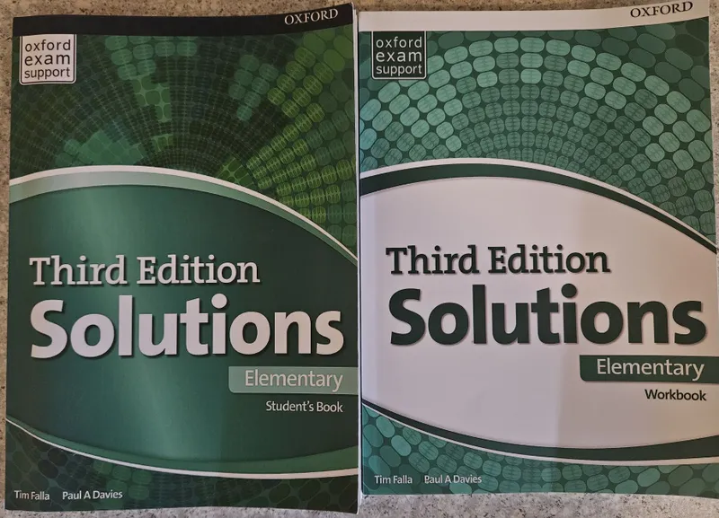 Продам комплект учебников Oxford Solutions Third Edition Elementary Продам комплект учебников Oxford Solutions Third Edition Elementary