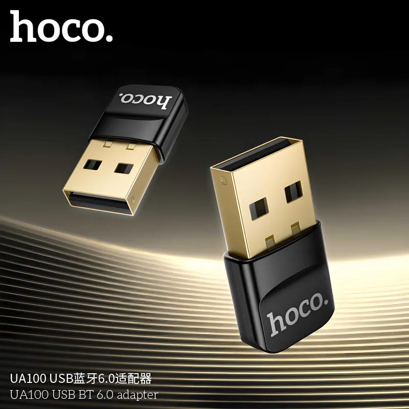 Hoco UA100 Adapter Usb to Bluetooth v6.0 multi-device speed 4.0 Mbps 1 Hoco UA100 Adapter Usb to Bluetooth v6.0 multi-device speed 4.0 Mbps 1