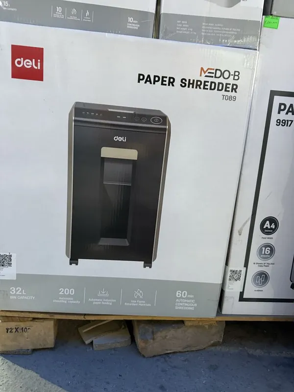 Shredder t089 deli шреддер уничтожитель — фото 3