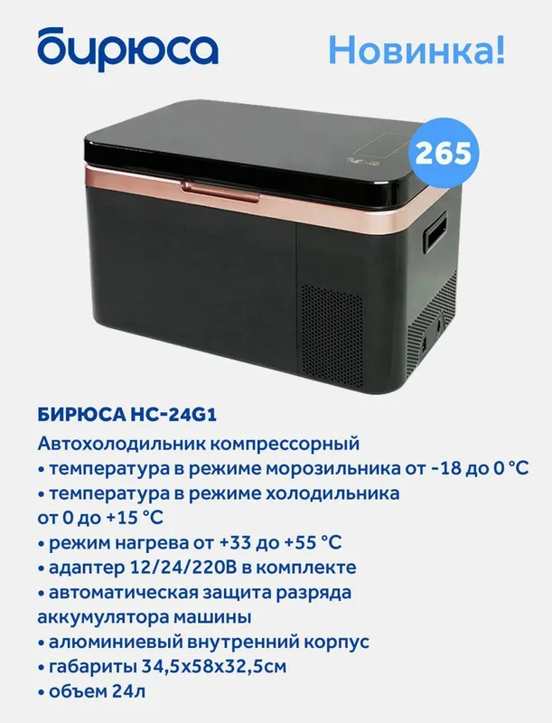 Авто холодильник Бирюса — фото 2