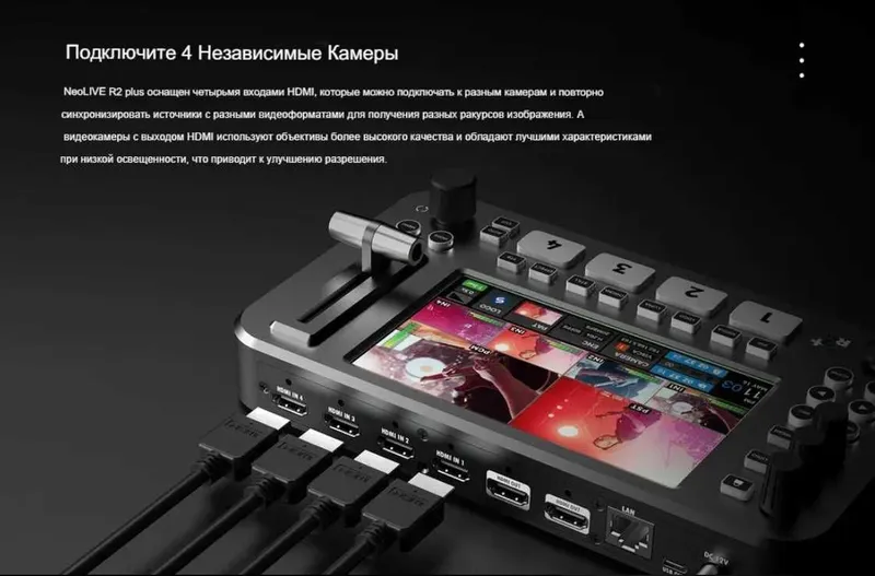 Видеомикшер Sprolink NeoLIVE R2+ для тоев, трансляций, студий, стримов — фото 4