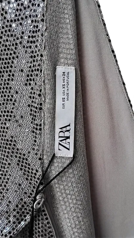 Вечерний комбинезон ZARA в пайетках из Дубая (XS) — фото 3