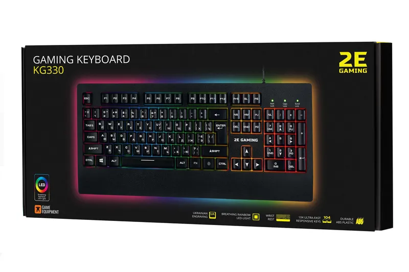 ; Игровая клавиатура KG330 USB 3 ; Игровая клавиатура KG330 USB 3