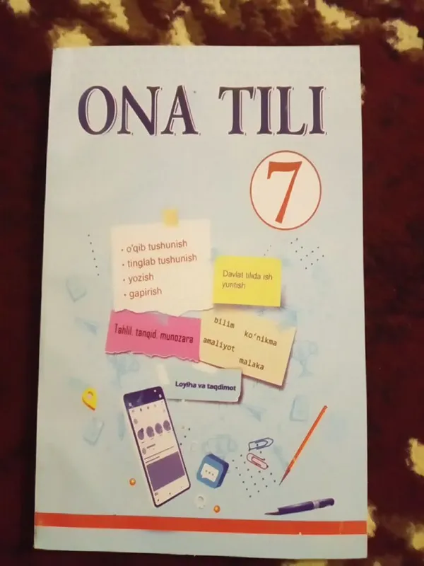 Ona tili 7 sinf 2022 yil