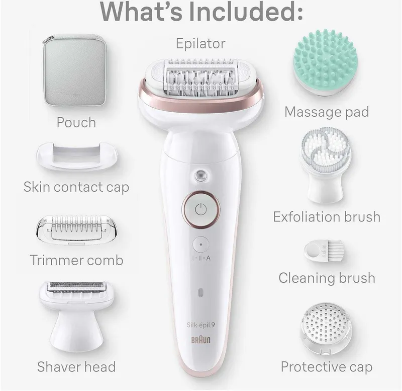 Эпилятор Braun Silk-Epil 9 Flex SES 9-080, Немецкий, гарантия 1 год. — фото 1