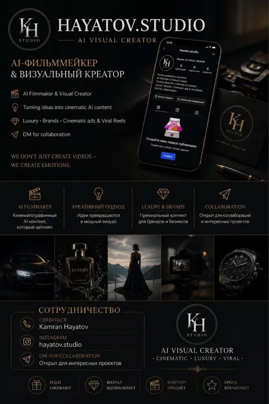 KAMRAN HAYATOV Visual Marketing Creator | AI Content Creator 1 KAMRAN HAYATOV Visual Marketing Creator | AI Content Creator 1