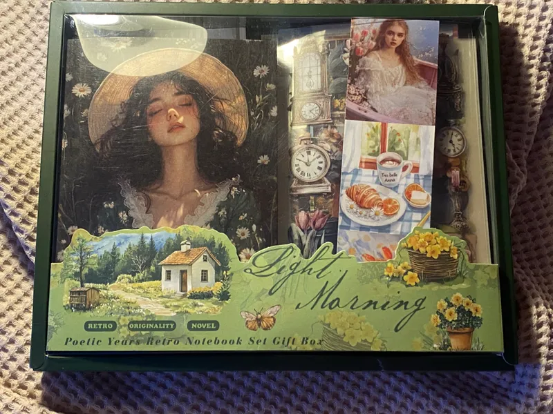 Винтажный набор блокнотов Light Morning 1 Винтажный набор блокнотов Light Morning 1