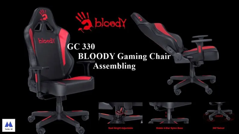 Игровой компьютерный комплект с монитором и креслом Bloody — фото 4