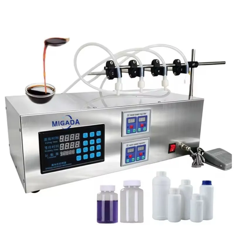 Avtomat suyuqlik quyish apparati 5-1000ml Dozator yangi 4ta kallalik 2