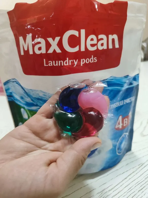 Капсулы для стирки Max Clean/Kopumplus — фото 4 Капсулы для стирки Max Clean/Kopumplus — фото 4