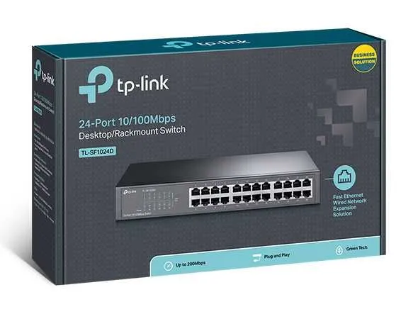 | TP-Link TL-SF1024D 24 portli 10/100 Mbit/s router 1 | TP-Link TL-SF1024D 24 portli 10/100 Mbit/s router 1