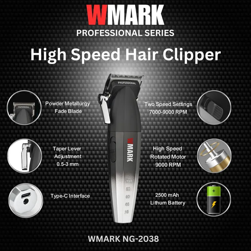 Профессиональный Машинка WMARK NG-2038 9000 2