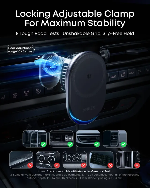 Беспроводное автомобильное зарядное Anker Prime 25W 4