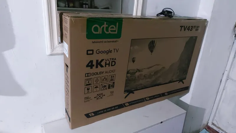 televizor yangi karobkada