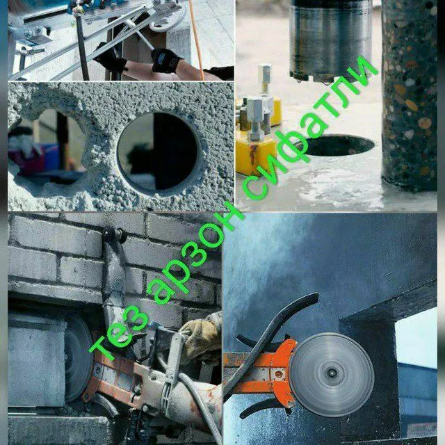 Perforator xizmat beton kesish beton teshamiz