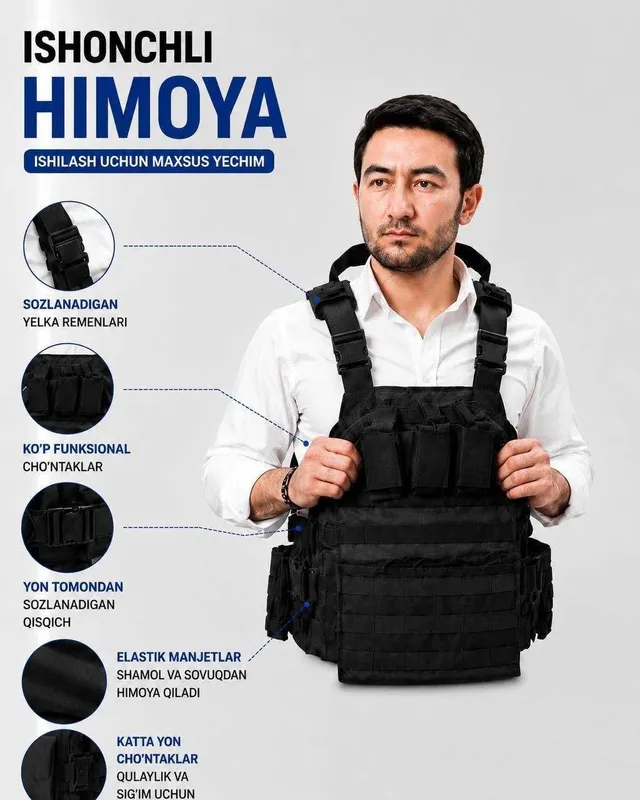 Maxsus branjilet Body armor vest Бронежилет 1 Maxsus branjilet Body armor vest Бронежилет 1