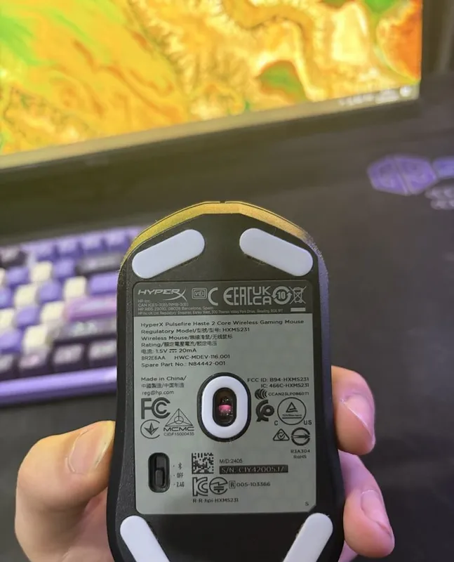 HyperX Pulsefire Haste 2 Core Wireless — o‘yin sichqonchasi 2 HyperX Pulsefire Haste 2 Core Wireless — o‘yin sichqonchasi 2