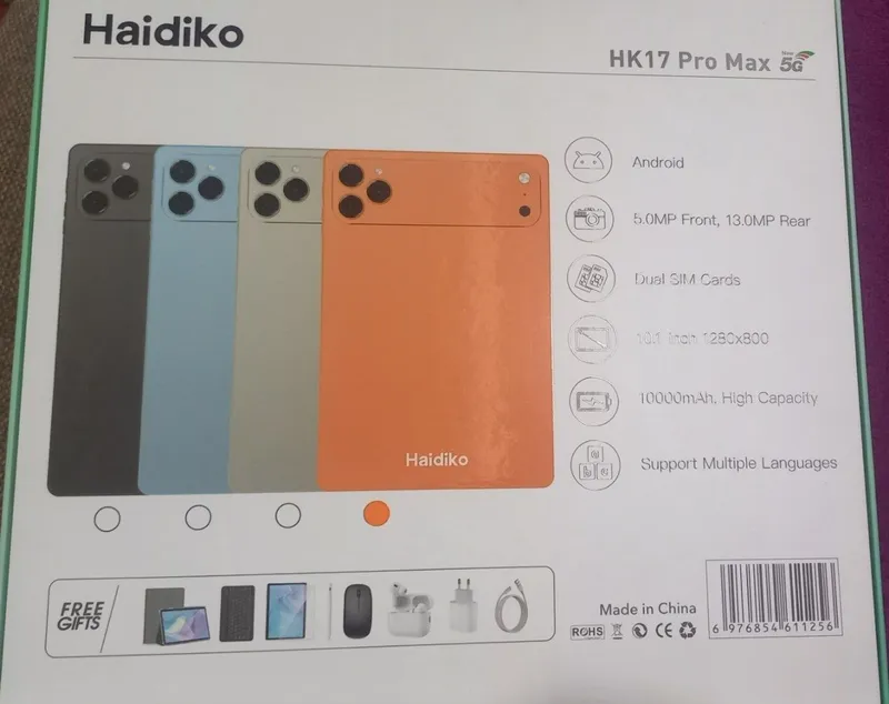 Planshet HK 17 pro max 2 Planshet HK 17 pro max 2
