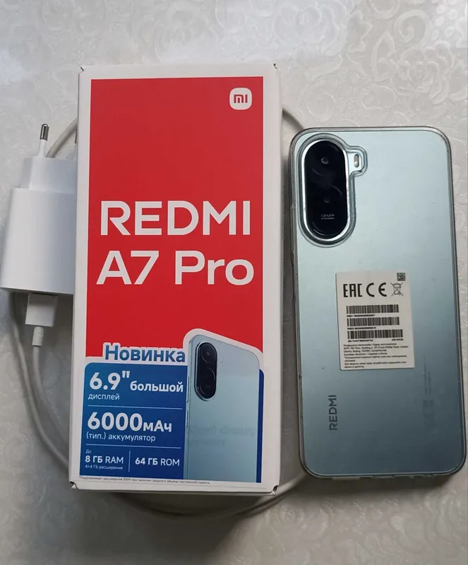 Sotaman, Redmi a7 Pro, deyarli yangi, qutisi, kafolati bor 2