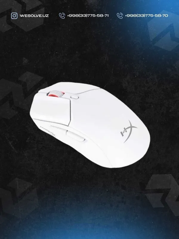 HyperX Pulsefire Haste 2 White Wireless — фото 1