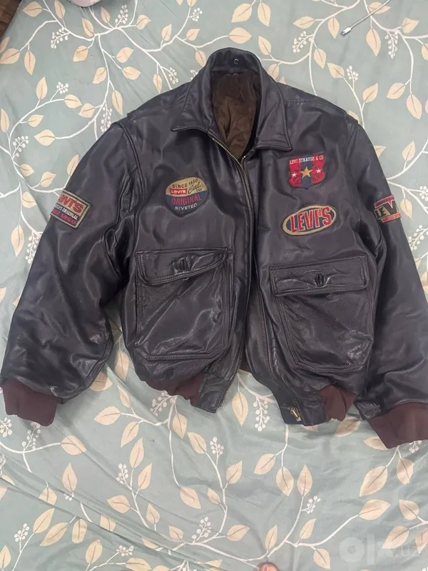 Оригинальная винтажная кожаная куртка Levi’s 1 Оригинальная винтажная кожаная куртка Levi’s 1