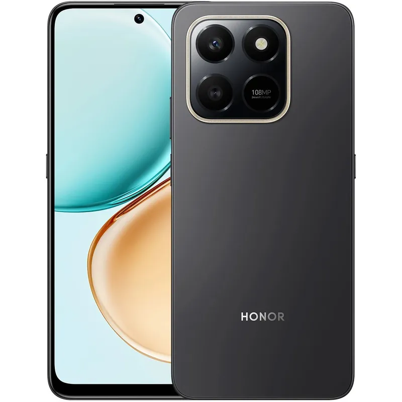 Смартфон Honor X7d 6/128GB Black (Черный)
