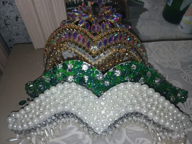 yangi kelinlar uchun tilla qosh diademalar — фото 3