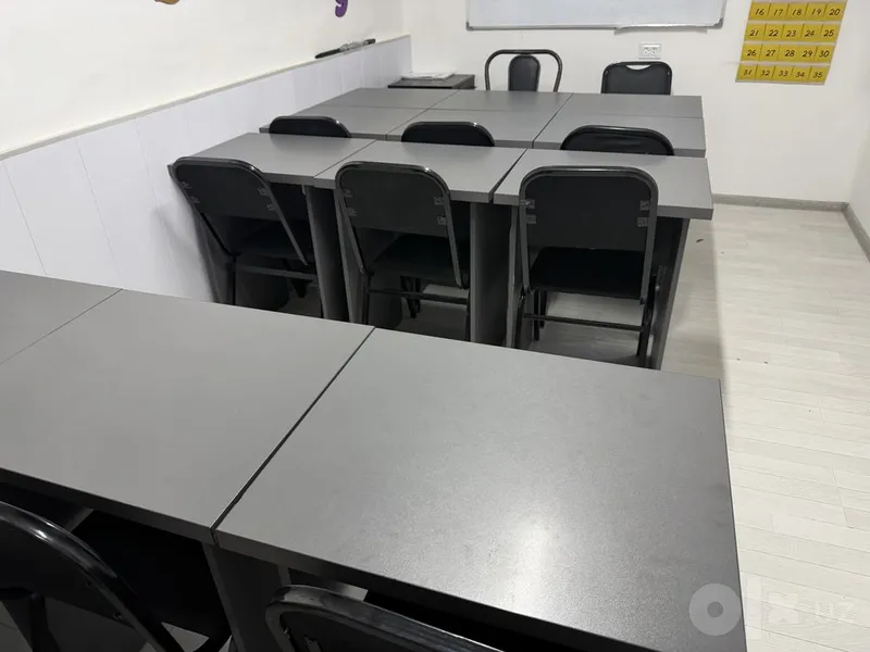 Oʻquv markaz uchun parta va stullar sotiladi. Partalar katta va kichik 4 Oʻquv markaz uchun parta va stullar sotiladi. Partalar katta va kichik 4