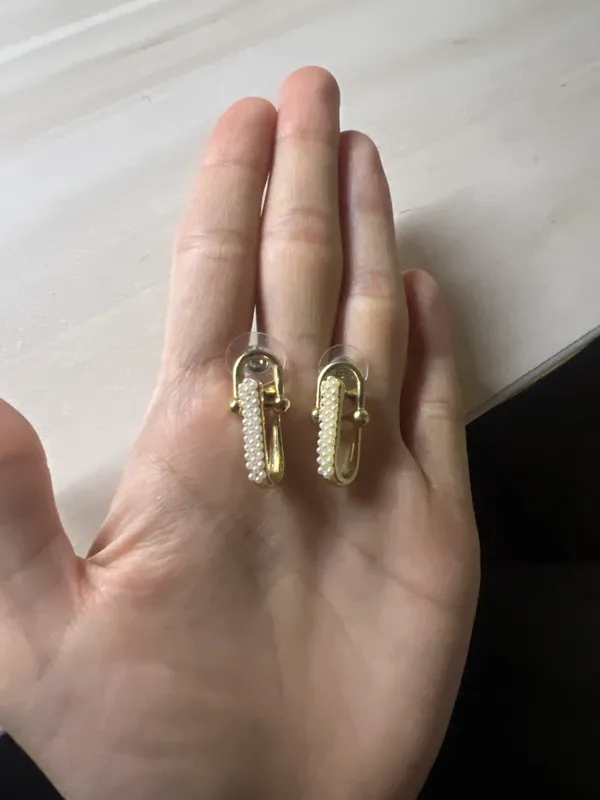 Серьги с настоящим жемчугом Серьги с настоящим жемчугом