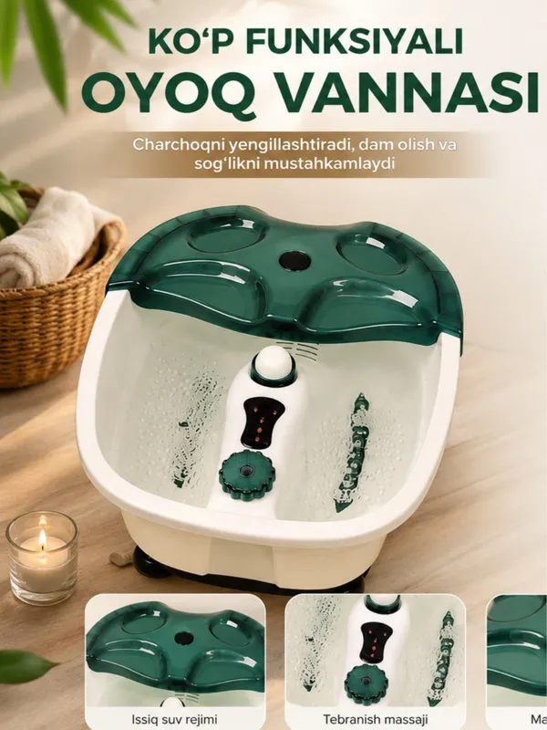 Ko‘p funksiyali oyoq vannasi 2 Ko‘p funksiyali oyoq vannasi 2