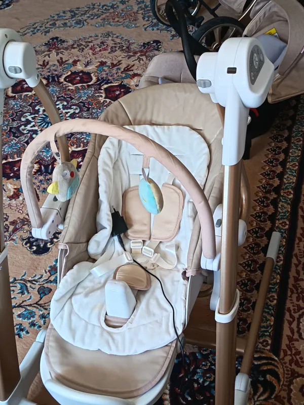 Luxmom 608 2in1 коляска, Maribel электролюлька 7