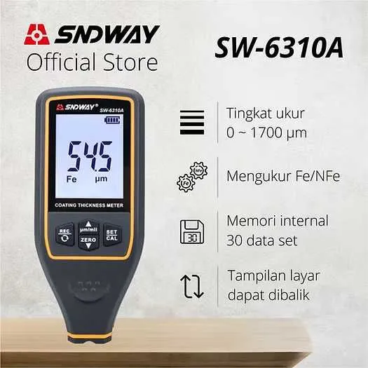 SNDWAY SW-6310A Qalinlik o‘lchagich (Tolshinomer) - Professional 1 SNDWAY SW-6310A Qalinlik o‘lchagich (Tolshinomer) - Professional 1