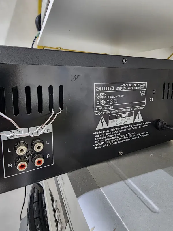 Aiwa AD-WX929 кассетная дека — фото 4