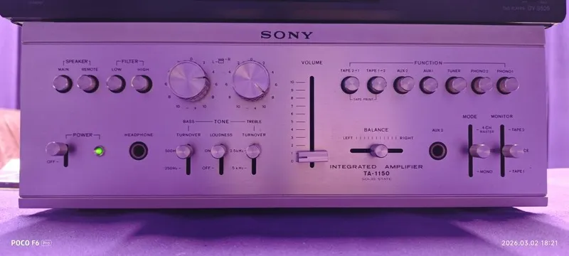 Усилитель SONY TA-1150 в идеально состоянии — фото 7