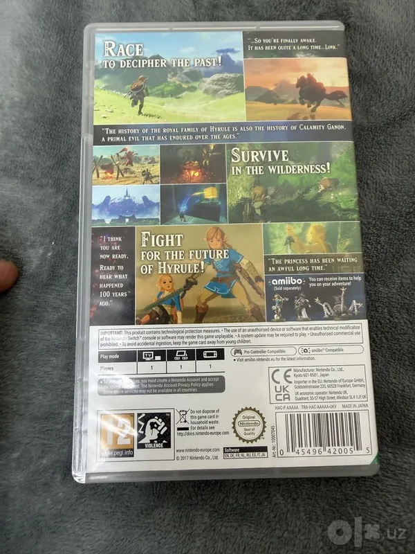 Картридж на Нинтендо свитч The Legend of Zelda breath of the wild 2 Картридж на Нинтендо свитч The Legend of Zelda breath of the wild 2