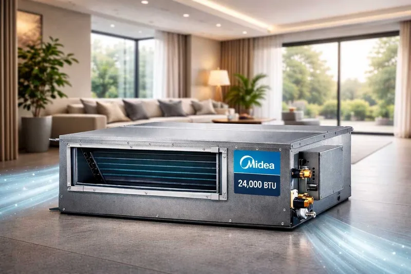 Канальный кондиционер Midea - 24,000 Btu / Inverter / Доставка — фото 5