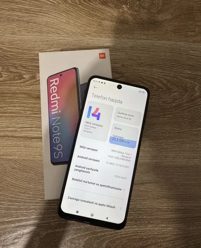 Xiomi Redmi note 9S 2 Xiomi Redmi note 9S 2