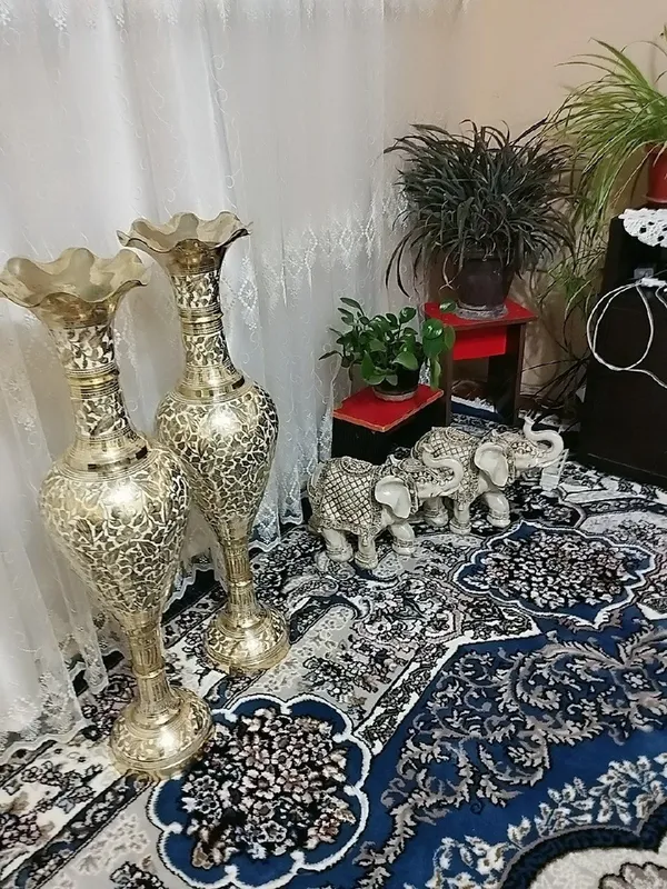 Вазы,слоны из Индии Новые