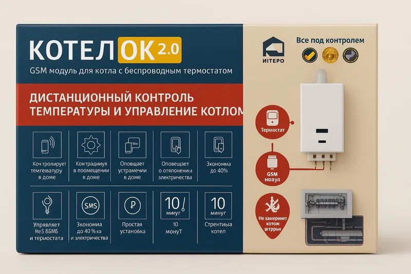 Котелок GSM устройсво управдения котлом Котелок GSM устройсво управдения котлом