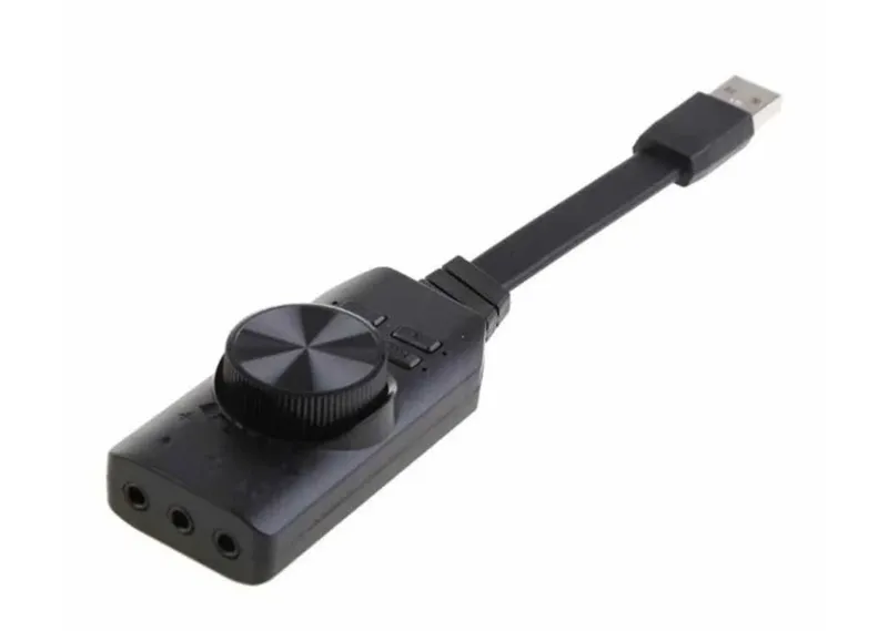 Внешнияя звуковая карта 7в1 USB доставка