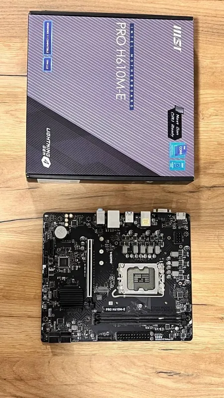 H610M-E DDR5 msi 13 avlod — фото 3
