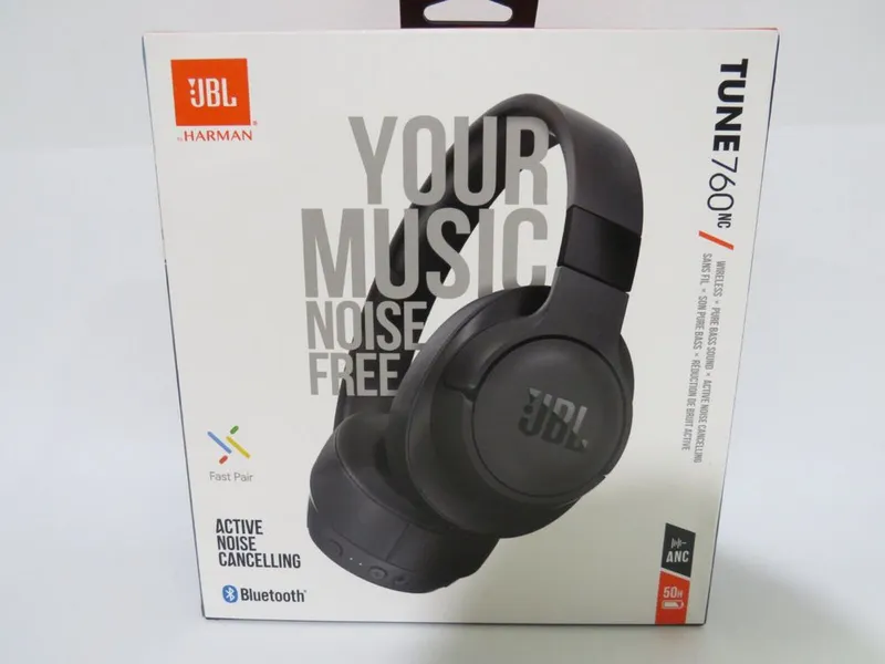 JBL Tune760NC беспроводные накладные наушники с шумоподавлением. — фото 4
