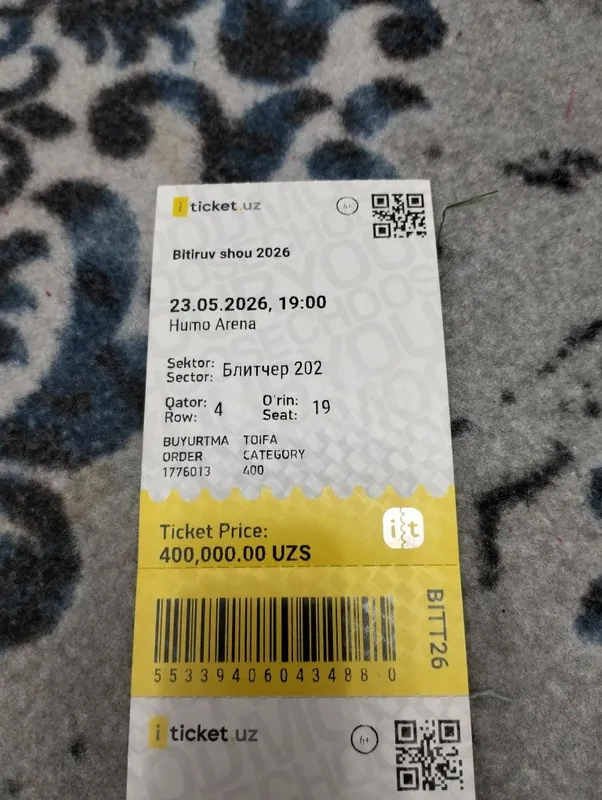 23 may kuni Humo Arenada gala kansert