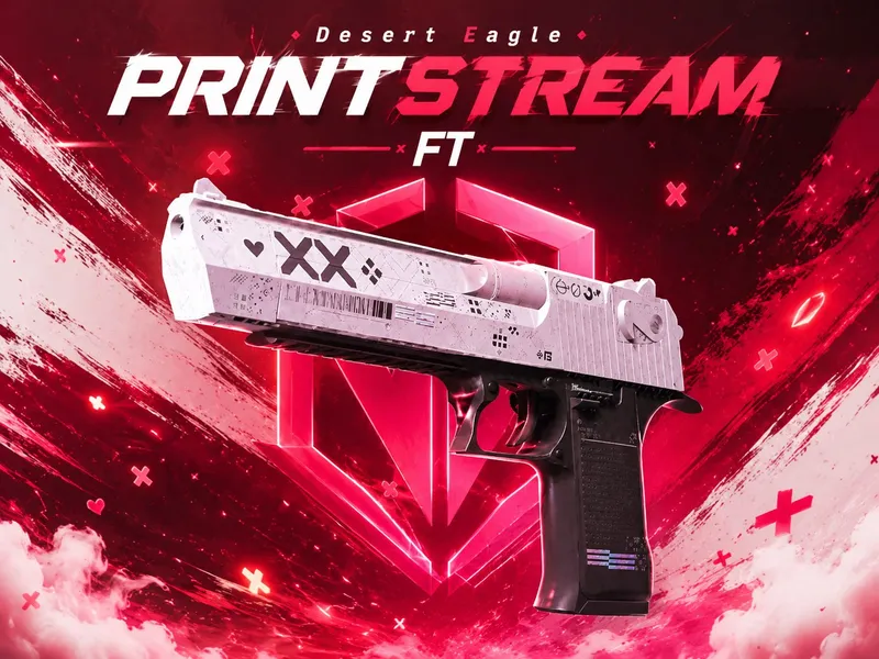 Скин в CS [ Desert Eagle | Printstream ]   [ FT ]