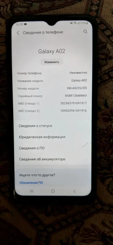Samsung A02 3 Samsung A02 3