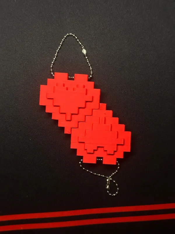 Pixel Heart. Kiyim va sumka uchun moʻljallangan. 2