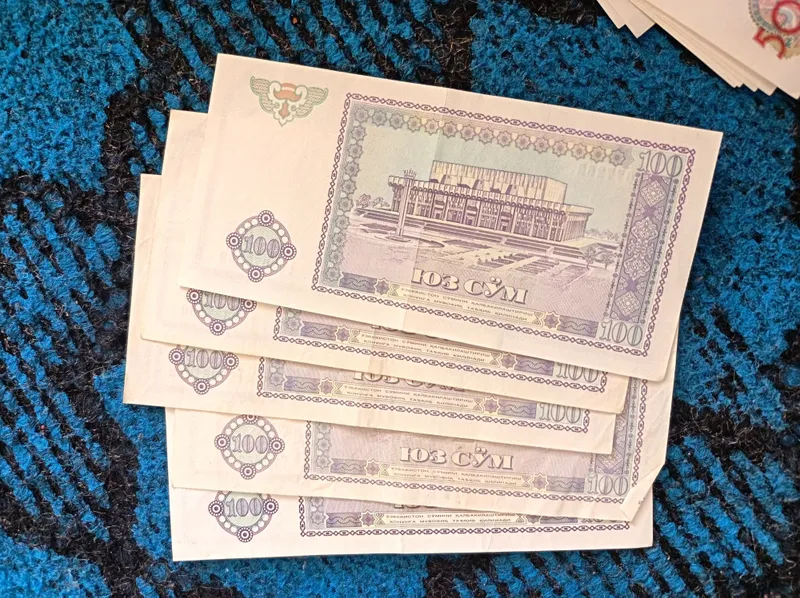 uzb so'm 100somlik,200somlik,500somlik 1 uzb so'm 100somlik,200somlik,500somlik 1