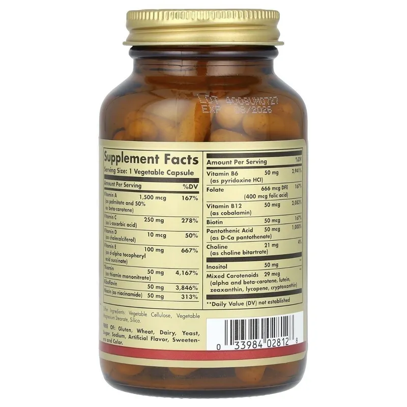 Витамины, Solgar, Vitamins Only.90 растительных капсул — фото 1