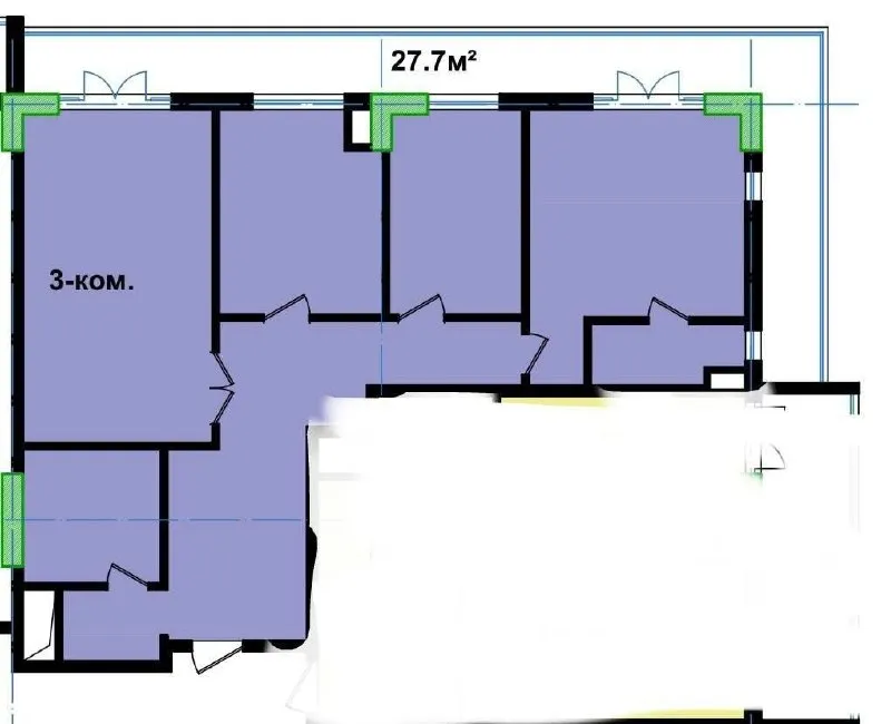 Sutkalik 4 xonali kvartira, 161,04 m², Yakkasaroy tumani 2